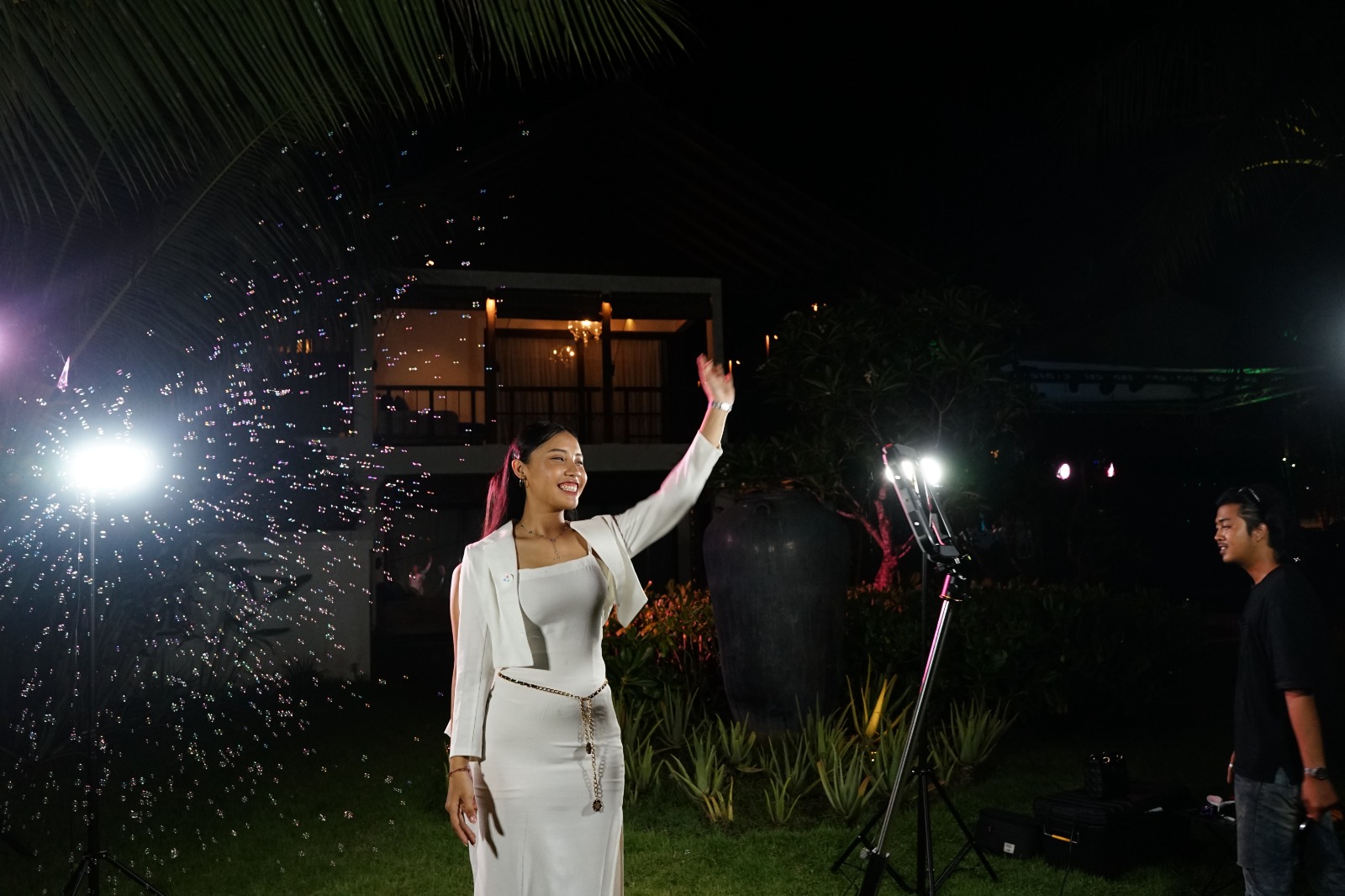 Bali Island Photobooth at an evening event