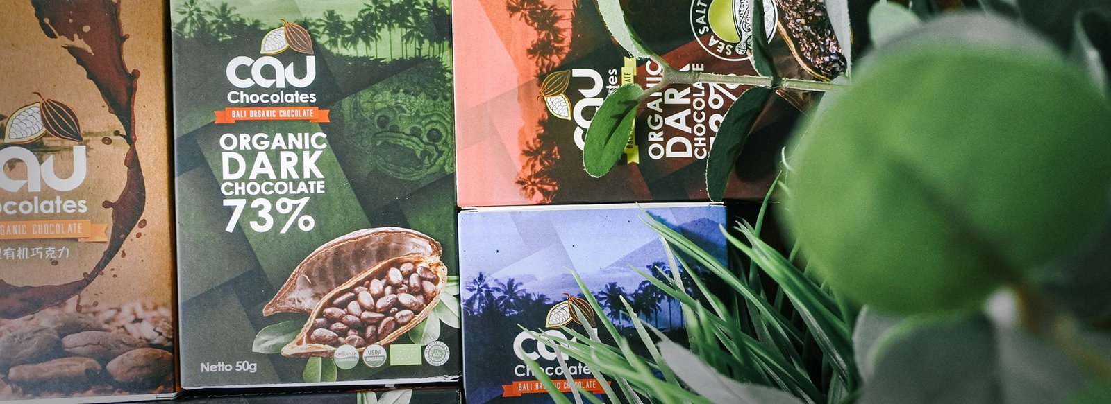 CAU Chocolate organic chocolate product range